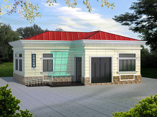 高明现代都市型移动厕所